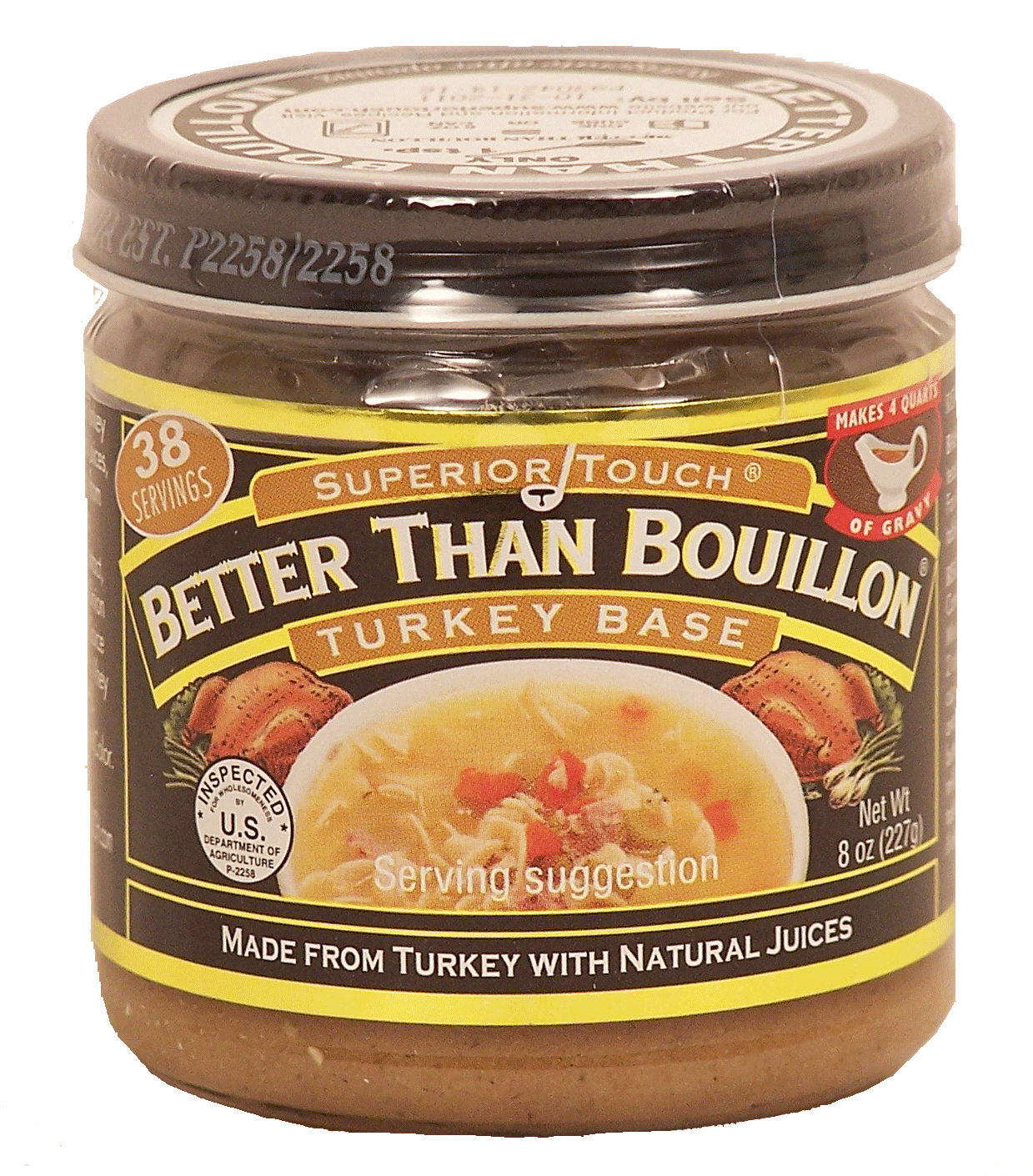 Better Than Bouillon Superior Touch turkey base, made turkey with natural juices Full-Size Picture